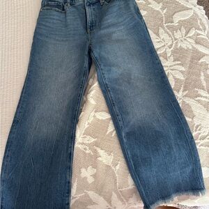 LOFT Blue Ankle Cropped Jeans